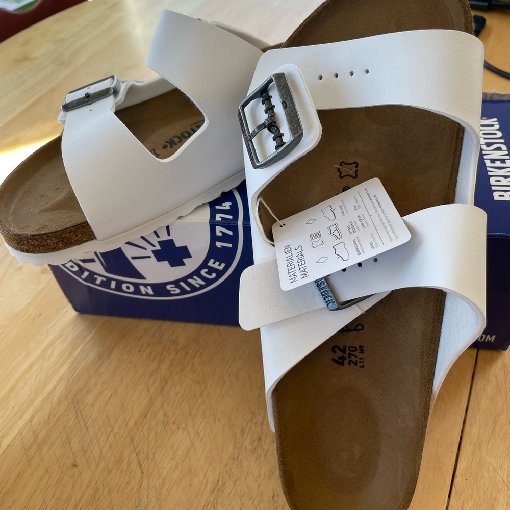 Birkenstock White Sandals